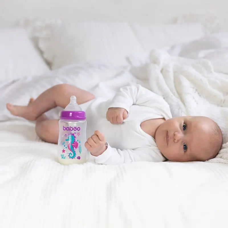 Baboo Anti-Colic Flasche 3+ Monate Lila