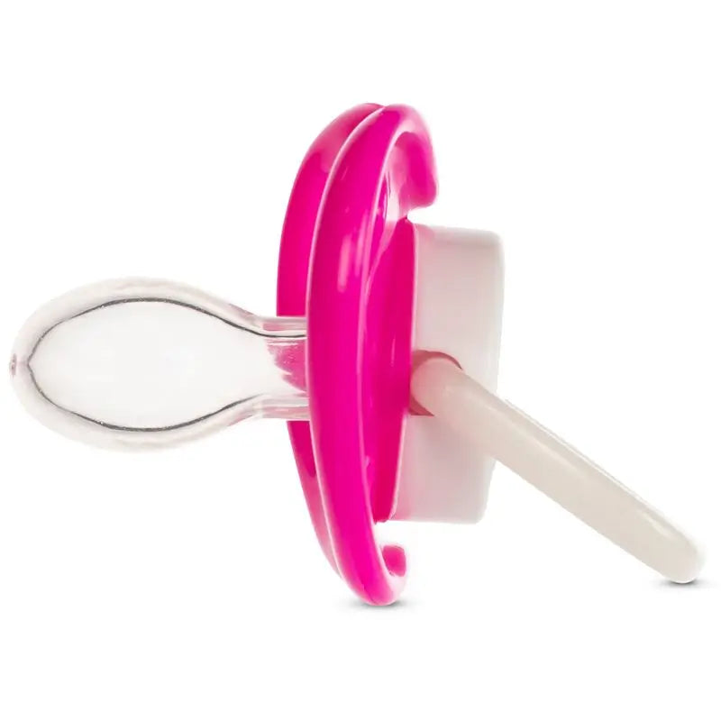 Baboo Symmetrische Silikon Schnuller, Glow In The Dark, 6+ Monate Rosa