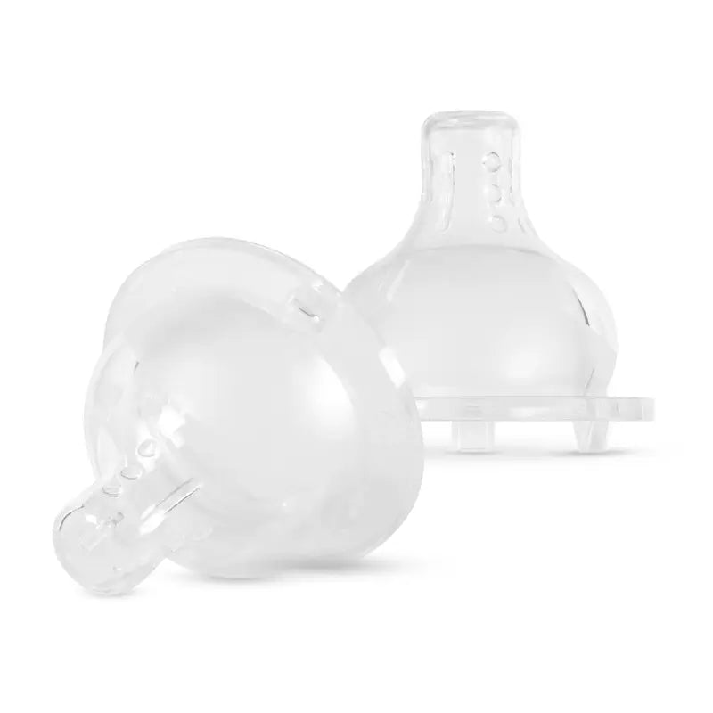Baboo Medium Flow Weithals Anti-Colic-Sauger, 3+ Monate, 2 Stück