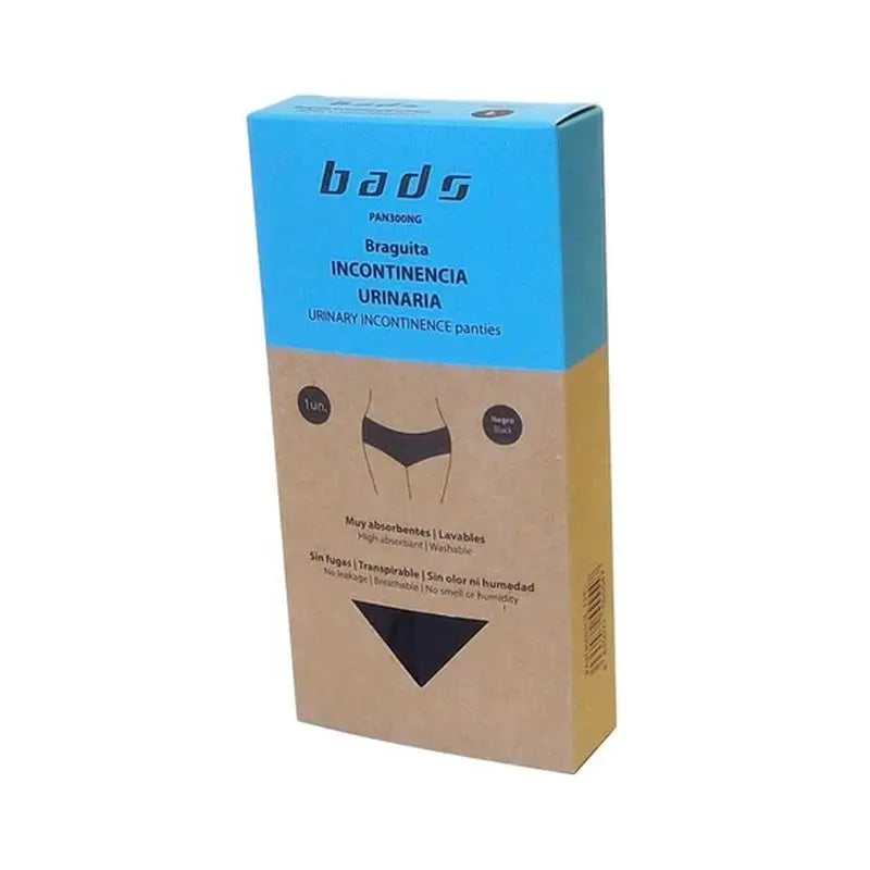 Bads Urinary Incontinence Briefs Black