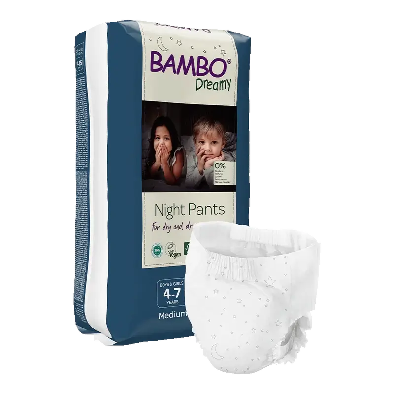 Bambo Nature Dreamy Night Windeln M (15-35Kg), 10 Stück