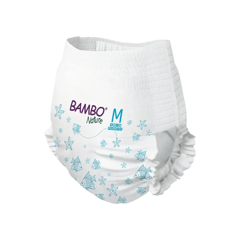 Bambo Nature Wasserwindeln Größe M (+12G), 12 Stück