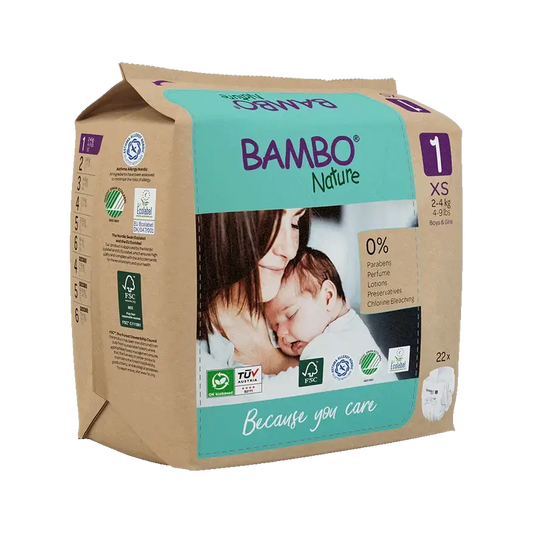 Bambo Nature Nappies Size 1 (2-4G), 22 pcs.