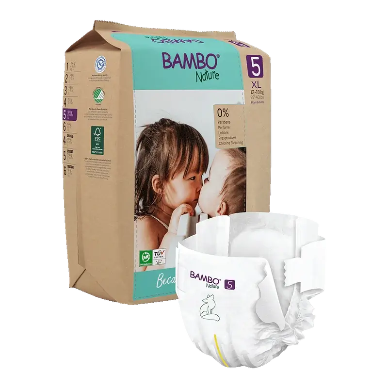 Bambo Nature Windeln Größe 5(12-18Kg), 22 Stück