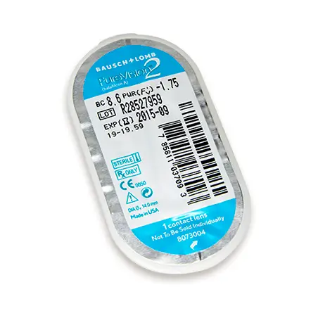 PureVision2 Monatskontaktlinsen, 3 Stück