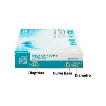 Bausch Ultra Spherical Linsen, 3 Stück