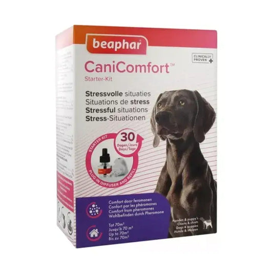 Beaphar Canicomfort Starter Kit Hundediffusor + Nachfüllung, 48 ml