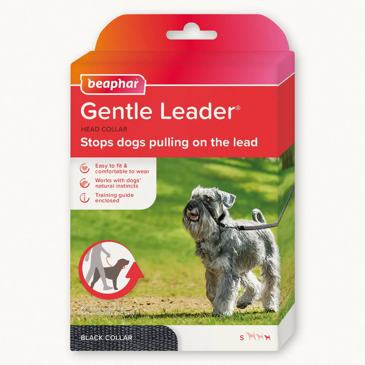 Beaphar Gentle Leader Größe S Schwarz, 1 Stück