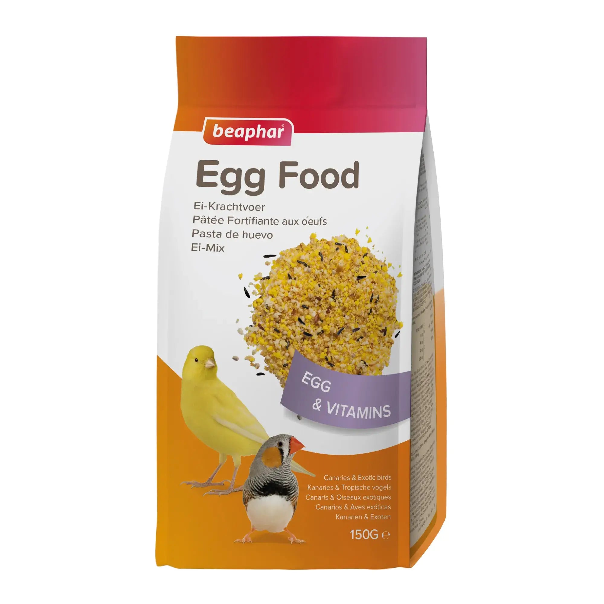Beaphar Eierpaste für Kanarienvögel und Exoten, 150 g