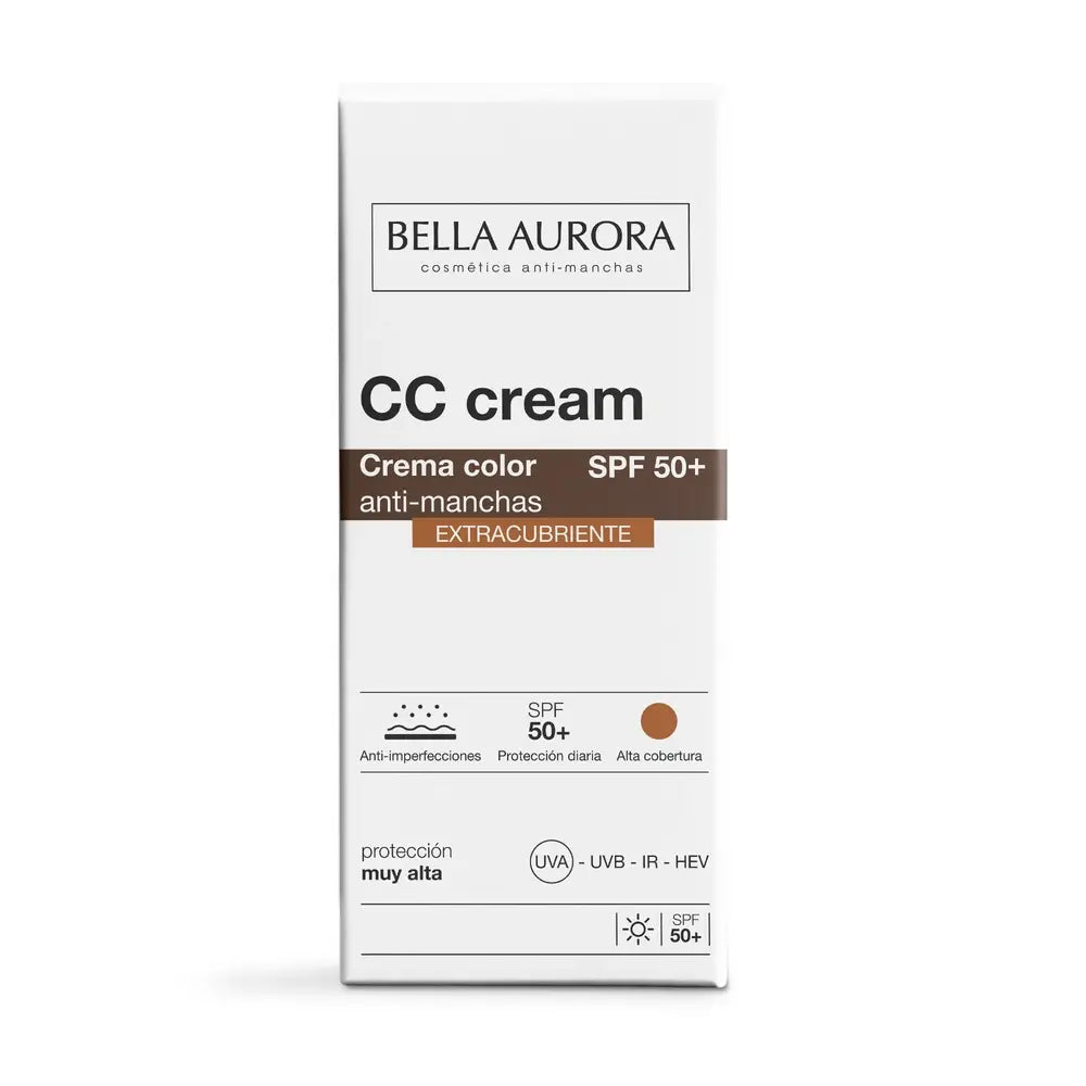Bella Aurora Cc Creme Spf50+ Extra Deckkraft, 30 ml.