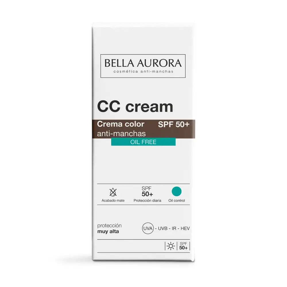 Bella Aurora Cc Creme Spf50+ Ölfrei , 30 ml.