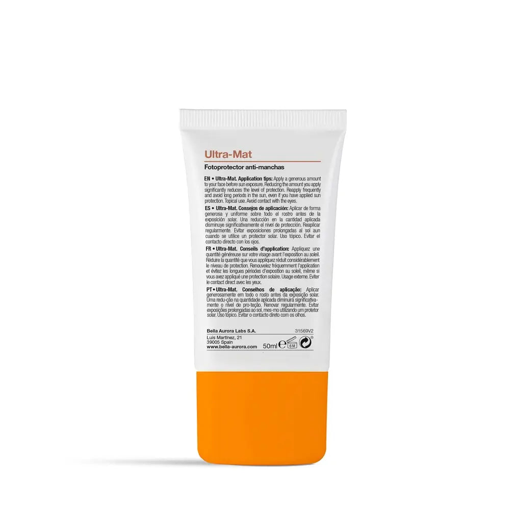 Bella Aurora Ultra-Mat Anti-Blemish Sonnenschutz, 50 ml.