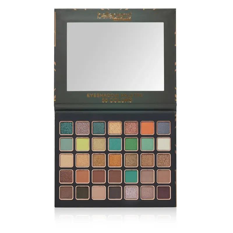 Bellapierre Cosmetics Smaragdstadt Lidschattenpalette, 35 Farben, 38 g