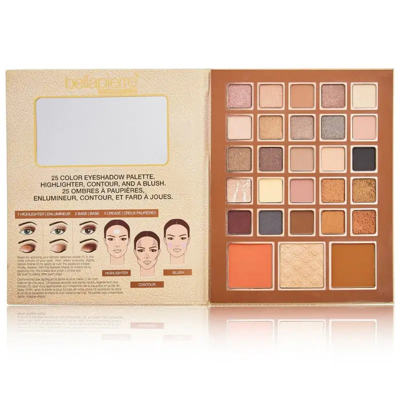 Bellapierre Cosmetics Augen- und Gesichtsbuch - Nude , 42,5 g