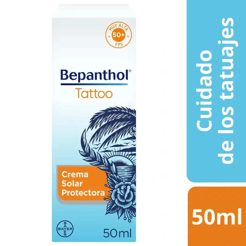 Bepanthol Tattoo-Sonnenschutz SPF50, 50 ml