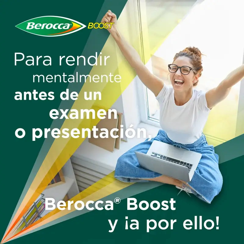Berocca Boost Magnesium, Vitamine und Mineralien mit Guarana, 30 Brausetabletten