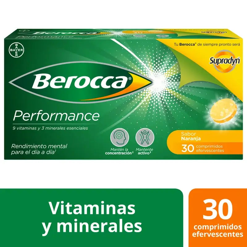 Berocca Performance Orange, 30 Brausetabletten