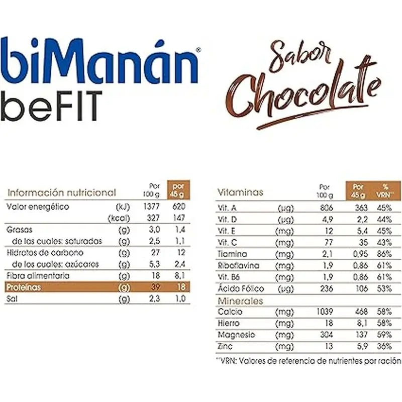 biManán Befit Schokoladengeschmack 12 Cremes