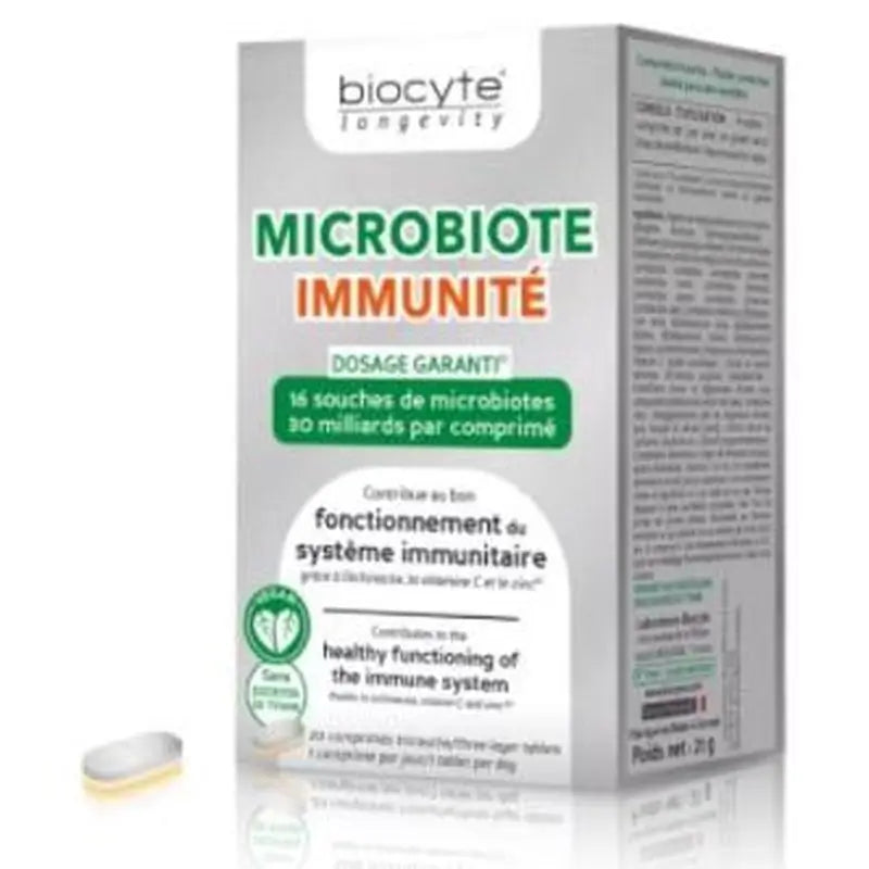Biocyte Microbiote Immunite 20 Tablets