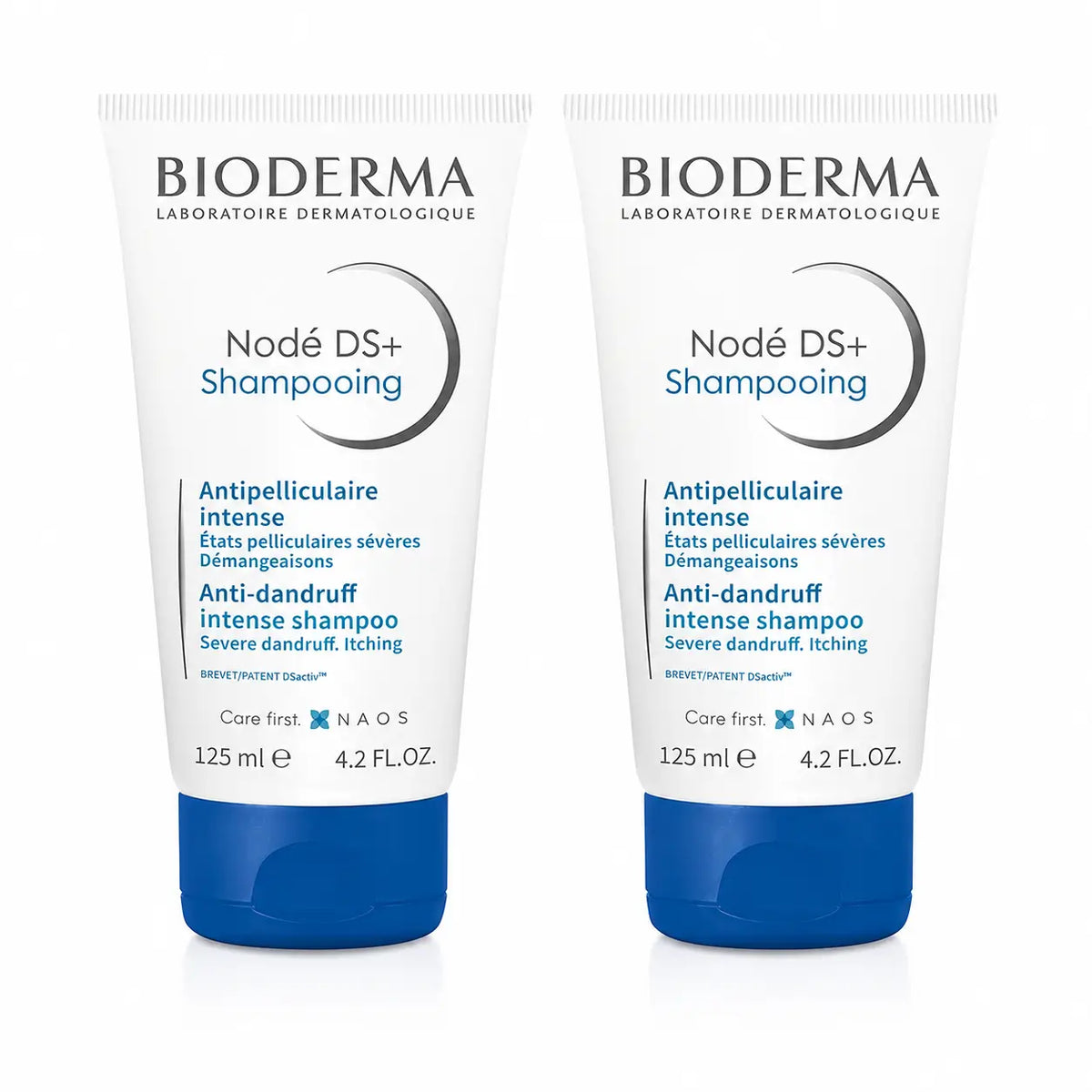 Bioderma Nodé Ds+ Shampoo gegen seborrhoische Dermatitis 125 ml, 2er-Pack