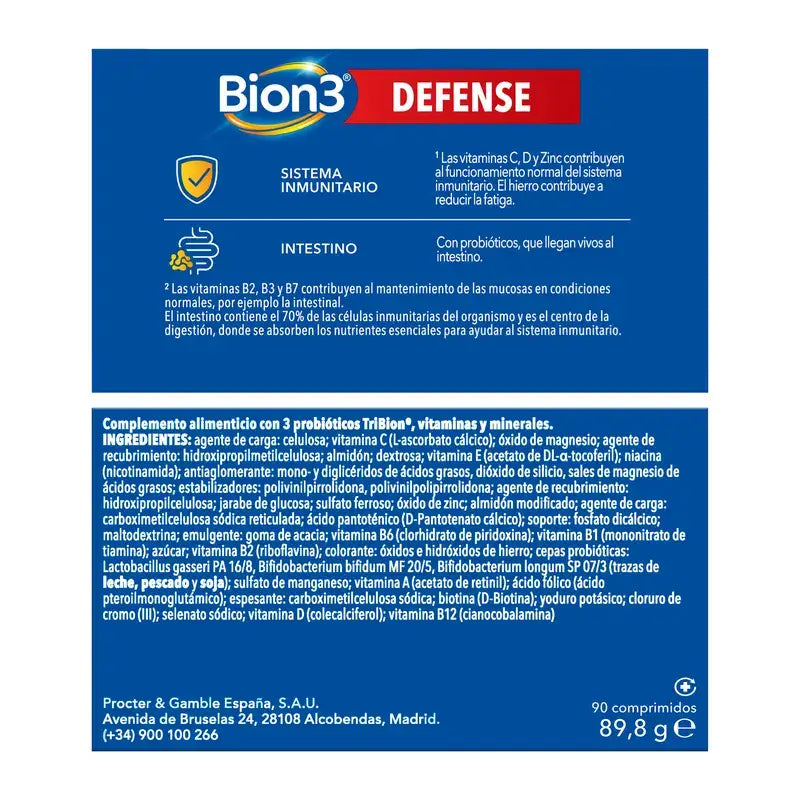 Bion3 Defense Multivitamin, 90 Tabletten