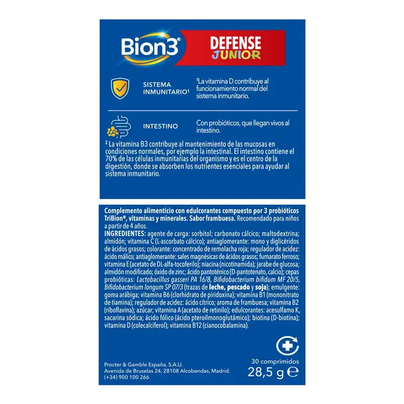 Bion3 Defense Junior Multivitamin Kautabletten, 30 Tabletten