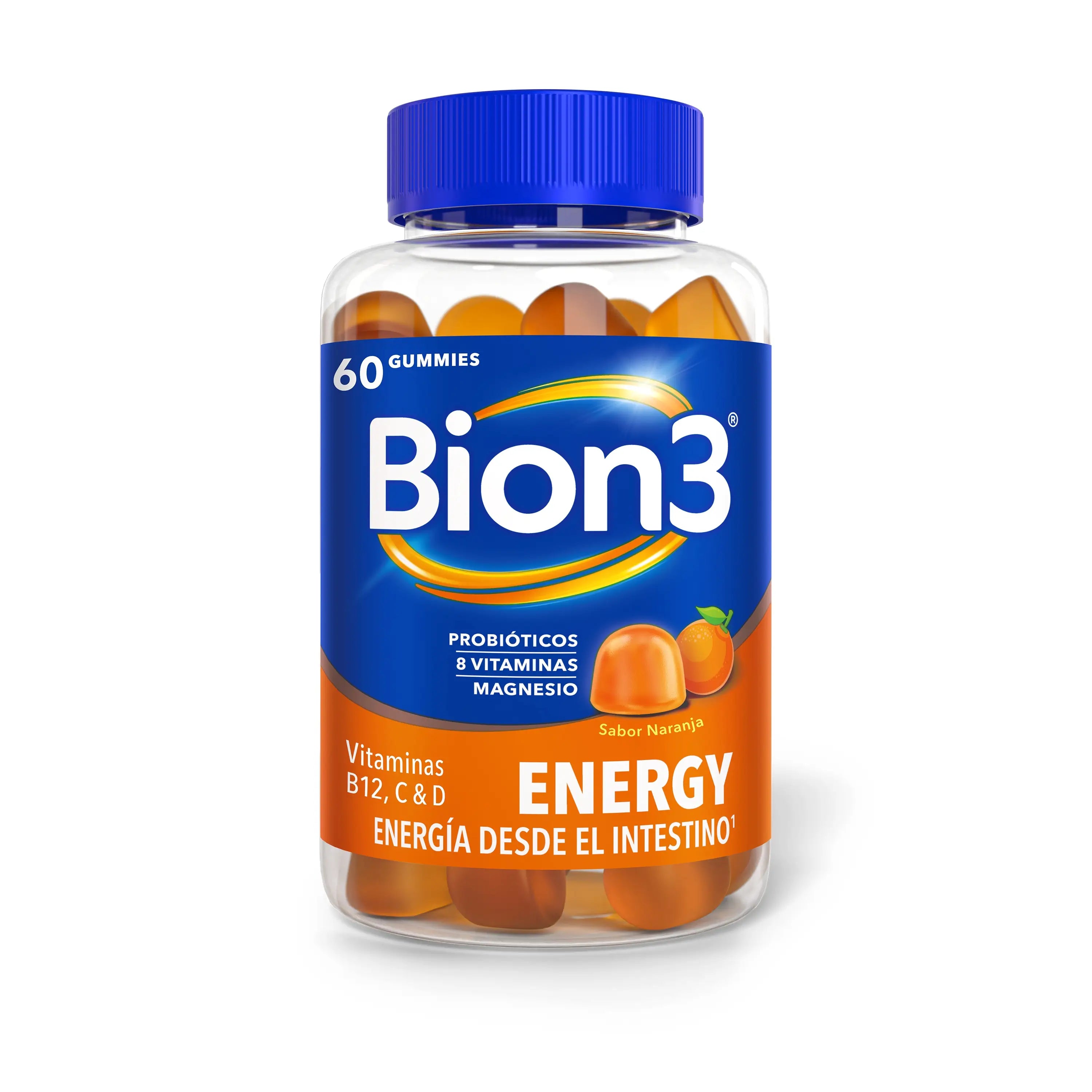 Bion3 Gummies Energy, Vitamins with Probiotics, Vitamin B12, Vitamin C, Vitamin D and Magnesium