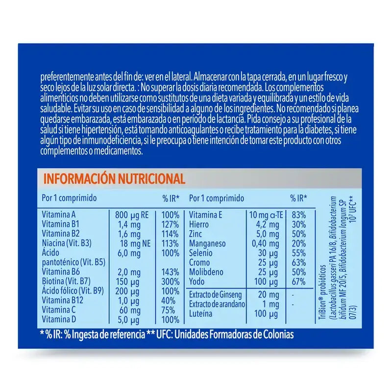 Bion3 Energy 50+ Multivitamine, 30 Tabletten