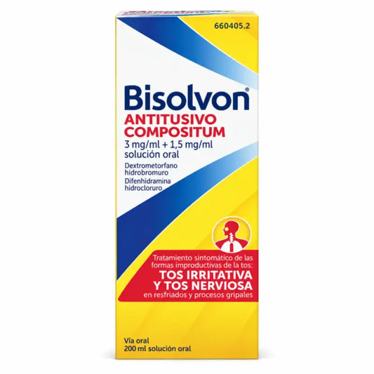 Bisolvon Antitussivum Compositum 3/1,5 mg/ml Lösung zum Einnehmen 200 ml