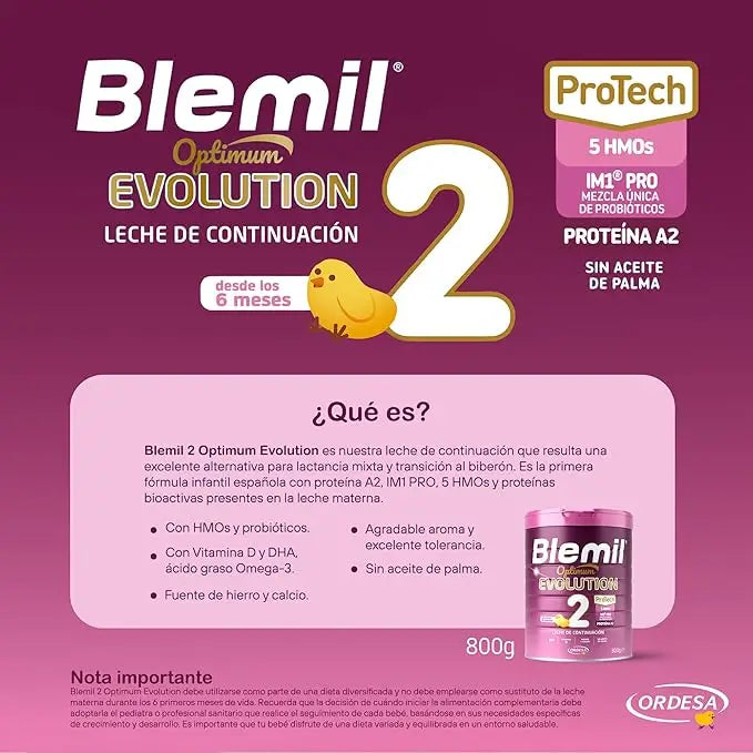 Blemil Optimum Evolution 2 Formel 2, 800g