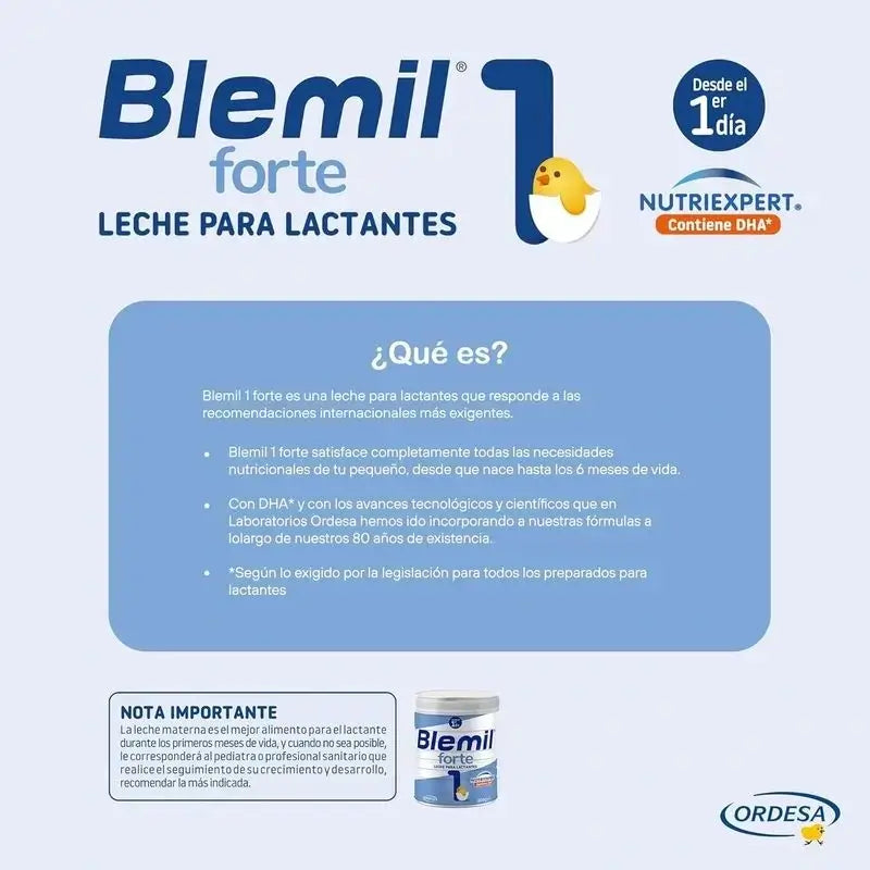 Blemil Plus 1 Forte, Packung 12 x 800 g