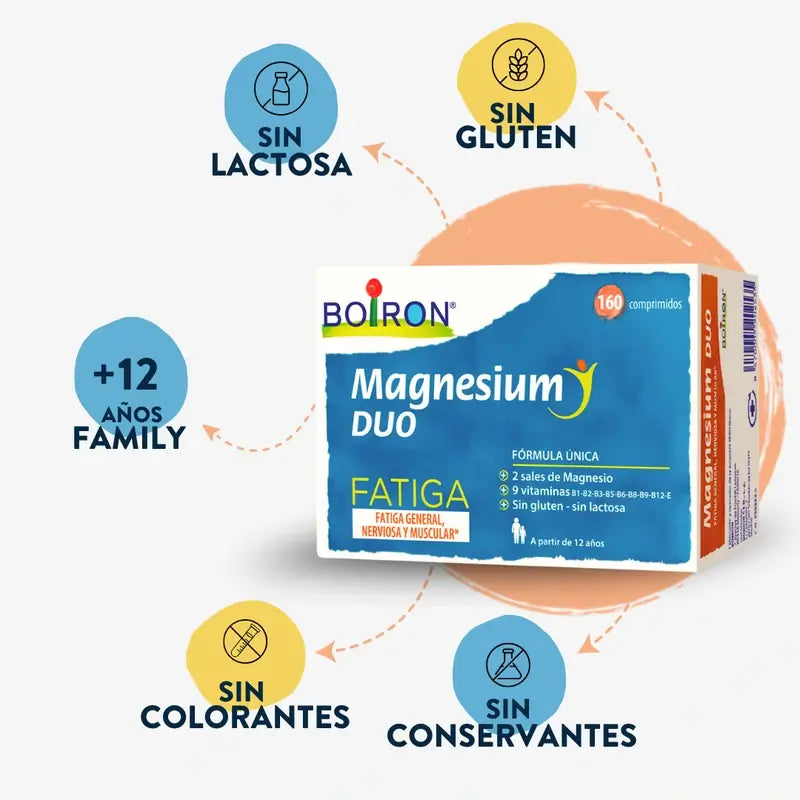 Boiron Magnesium Duo Müdigkeit, 160 Tabletten