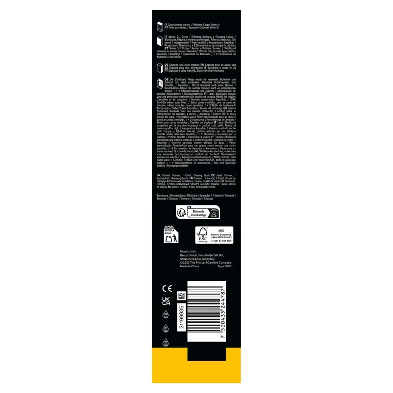 Braun Styler Körperstyler Bg 5500 Grau