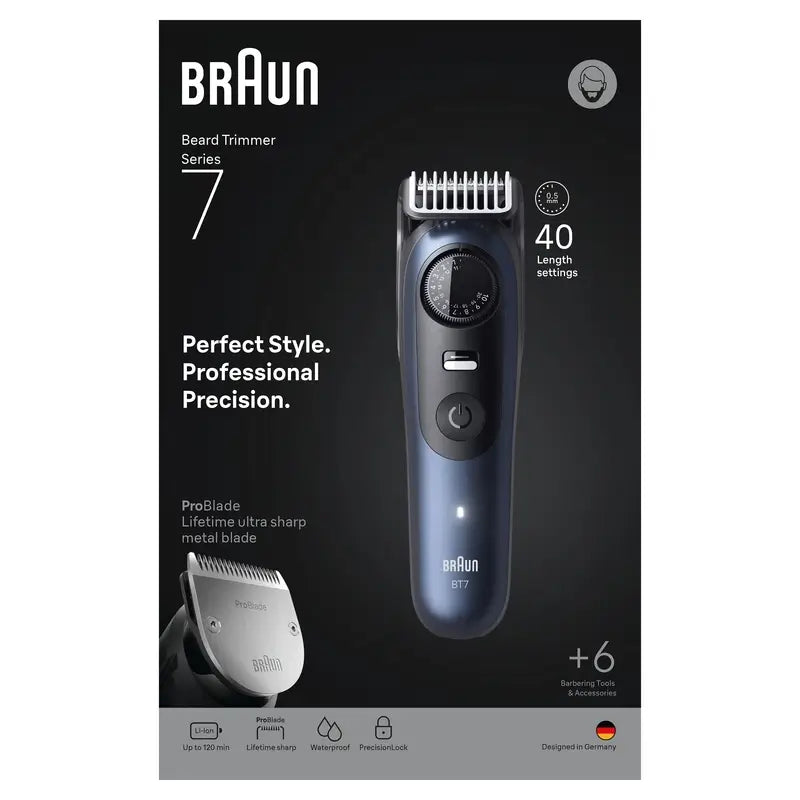 Braun Series 7 Bartschneider 40 Längen Bt7520