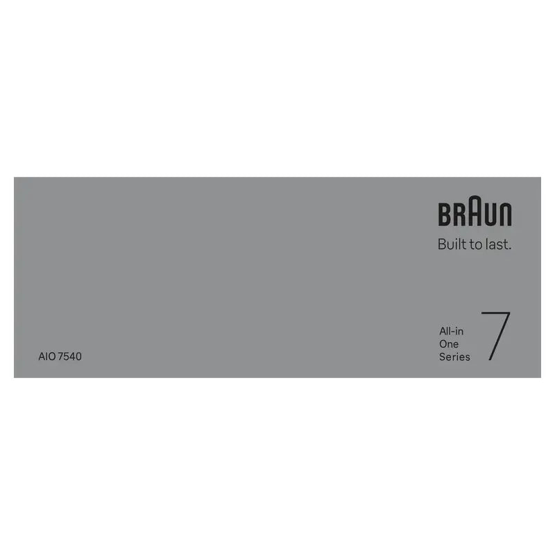 Braun Styler Mgk Aio 7540 Neg/Az