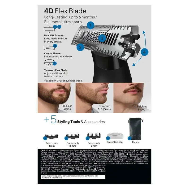 Braun X Serie Xt3100 Bartschneider