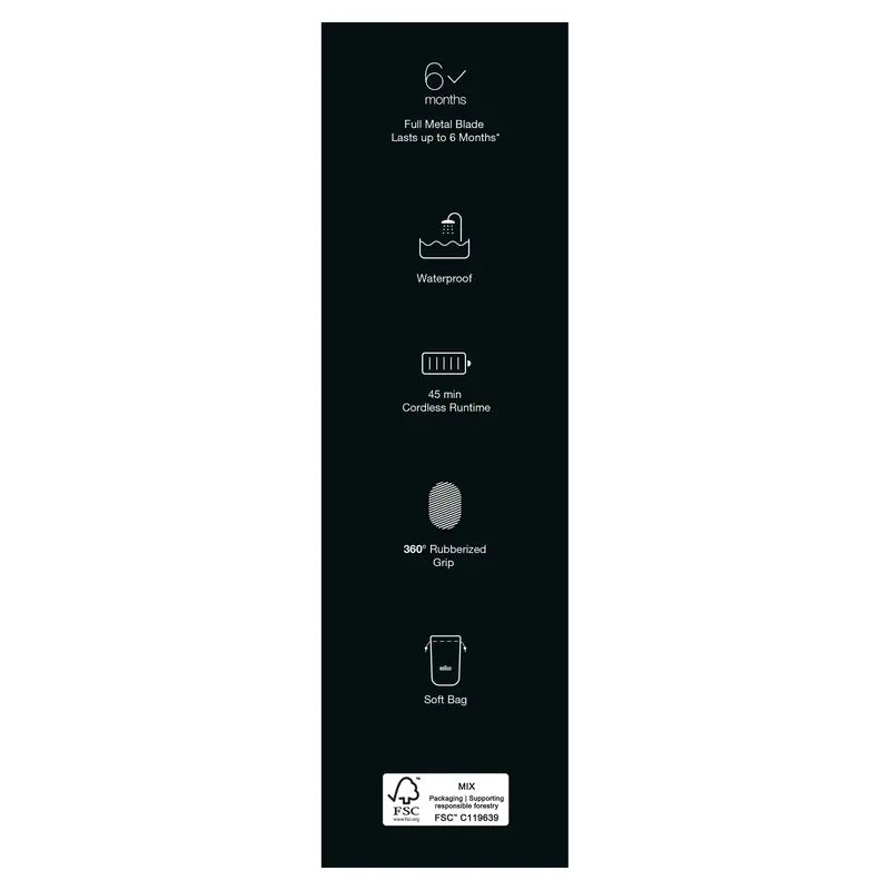 Braun X Serie Xt3100 Bartschneider