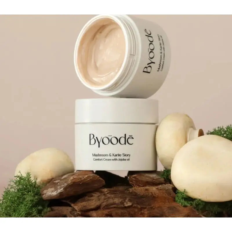 Byoode Pilz & Shea Butter Story Ultra-Nährende Feuchtigkeitscreme, 50 ml