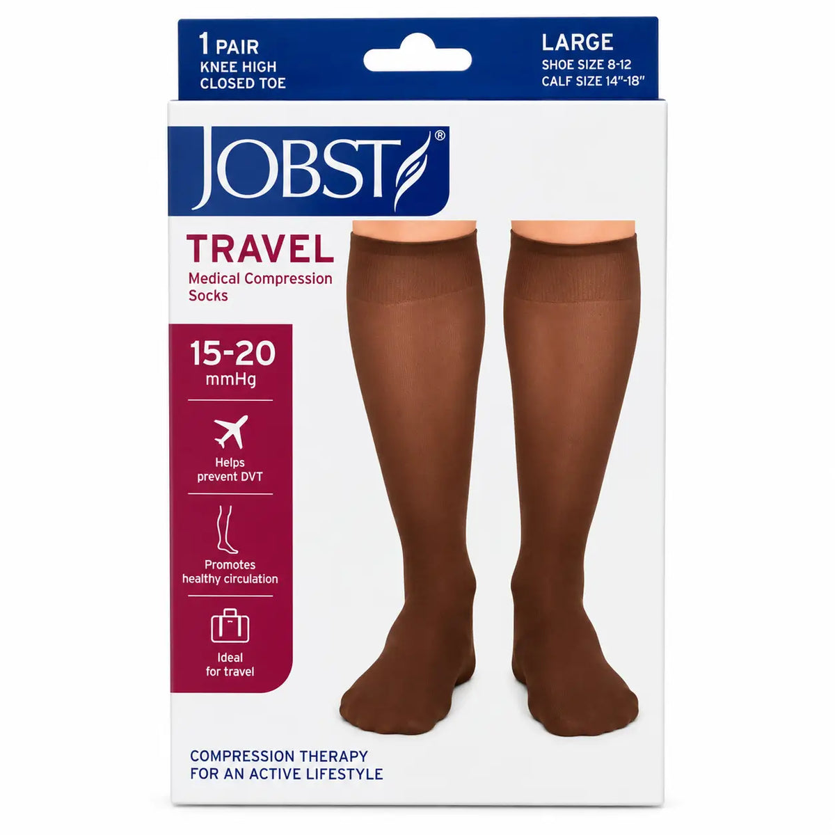 Socken Medilast 300 Braun Klein