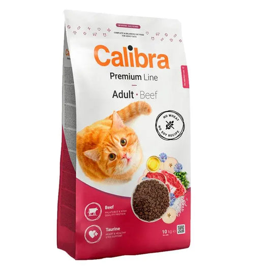 Calibra Calibra Cat Premium für ausgewachsene Katzen – Rindfleisch 2 kg