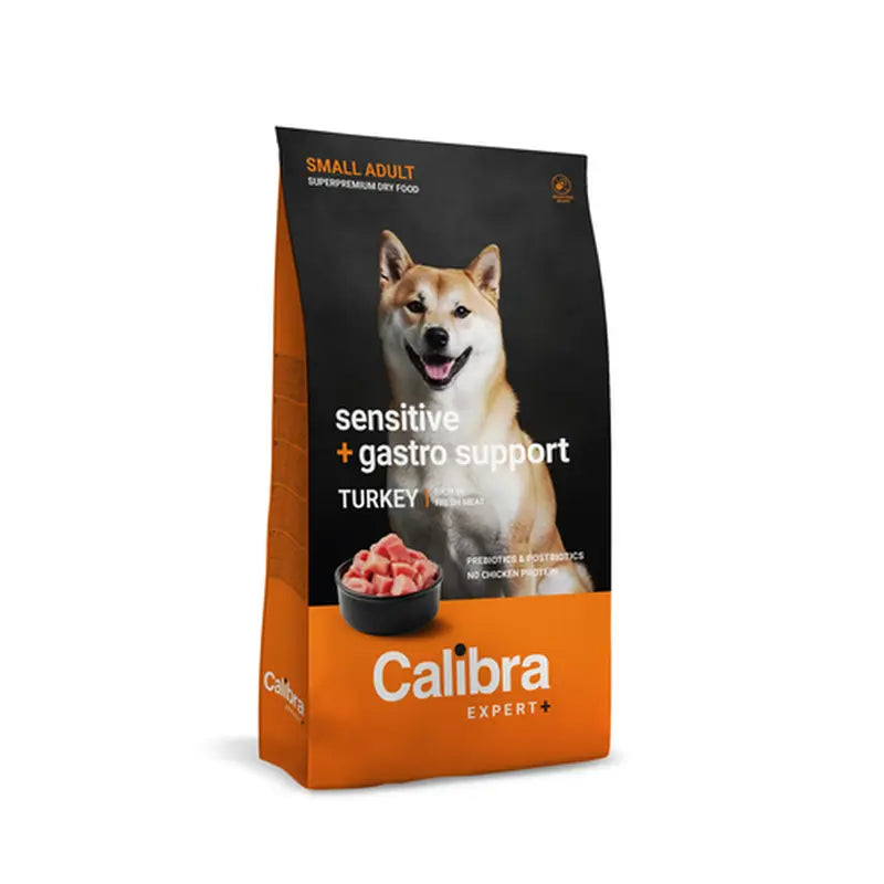 Calibra Dog Expert+ Adult Small Sens.&Gastro Supp. Futter 6Kg