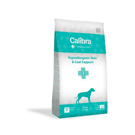 Calibra Vet Diet Hund Hypoallergen Haut Fell Unterstützung Futter 12Kg