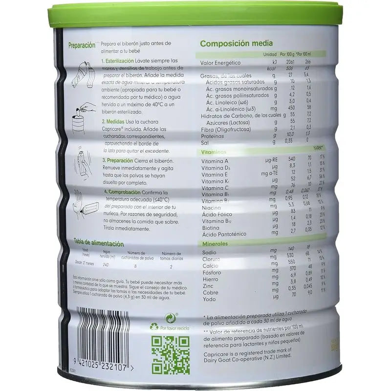 Capricare 3 Aufwuchs-Milch, 800g