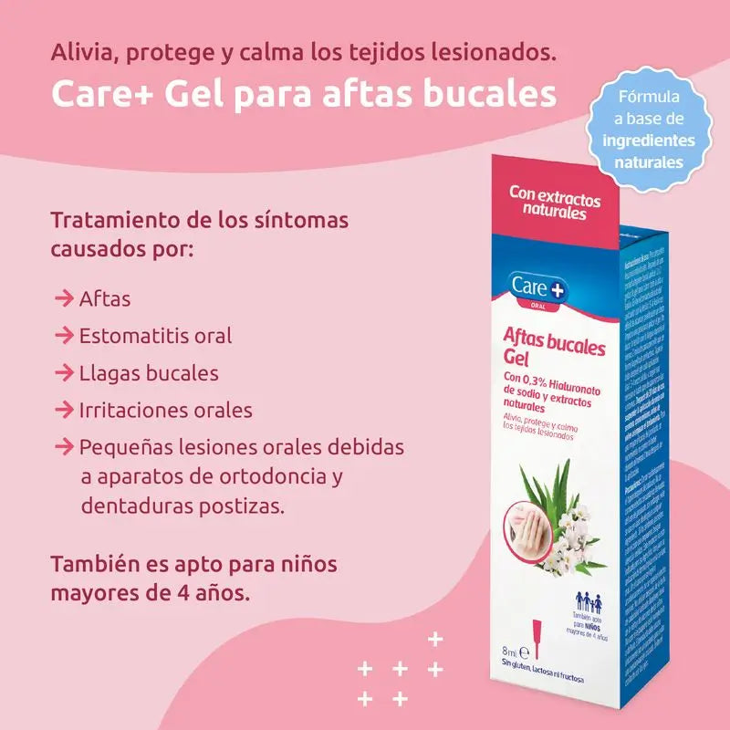 Care+ Aftas Mundgel, 8 ml