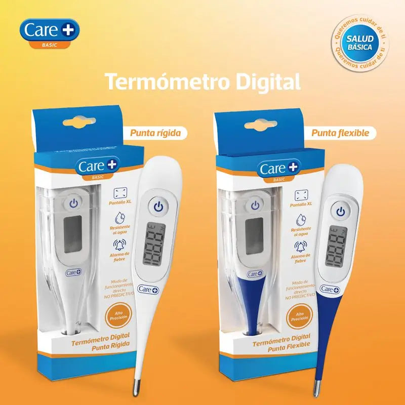 Care+ Digitales Thermometer mit starrer Spitze
