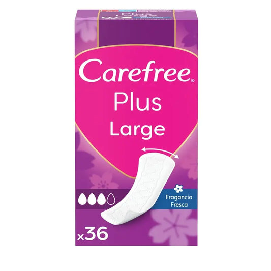 Carefree Plus Large Fresh Fragrance 36pcs