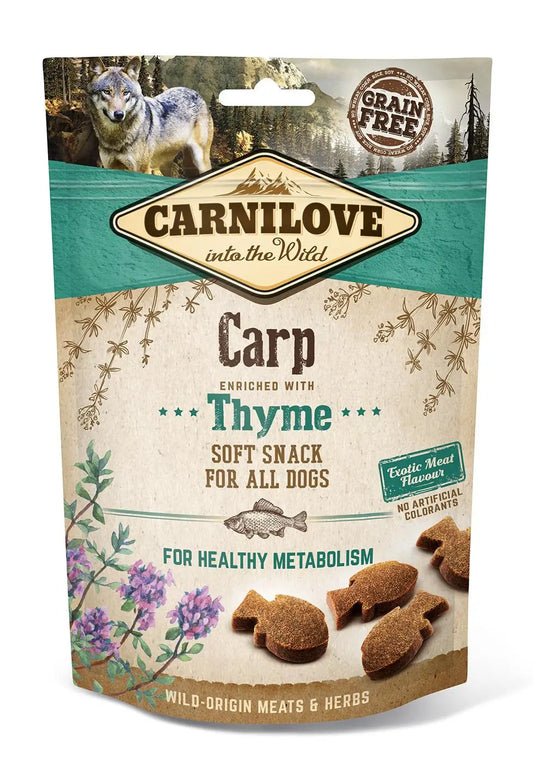 Carnilove Canine Snack Semi Moist Snack Tent Thyme 10X200Gr, snack for dogs
