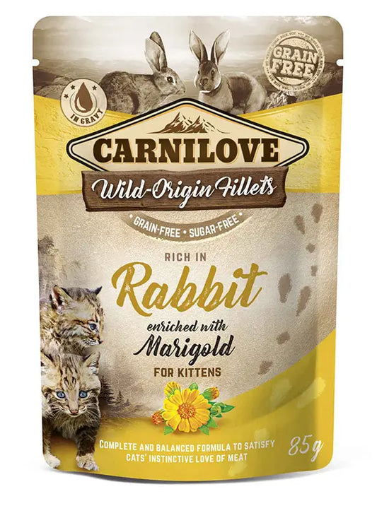 Carnilove Cat Pouch Rabbit 24X85Gr, wet food for cats