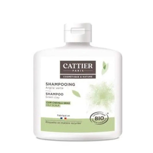 Cattier Greasy Hair Shampoo Green Clay 250Ml.