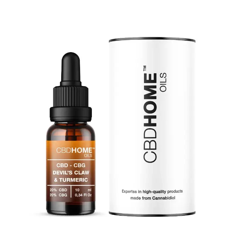 CBD HOME CBD-Öl 20 % + CBG 20 % + Teufelskralle + Kurkuma, 10 ml